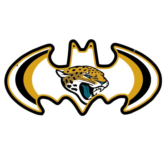 Jacksonville Jaguars Batman Logo fabric transfer